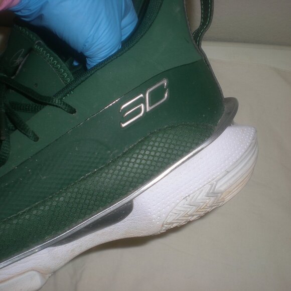 UNDER ARMOUR  CURRY  7 Team   Forest  Green  Shoe  Size 11.5